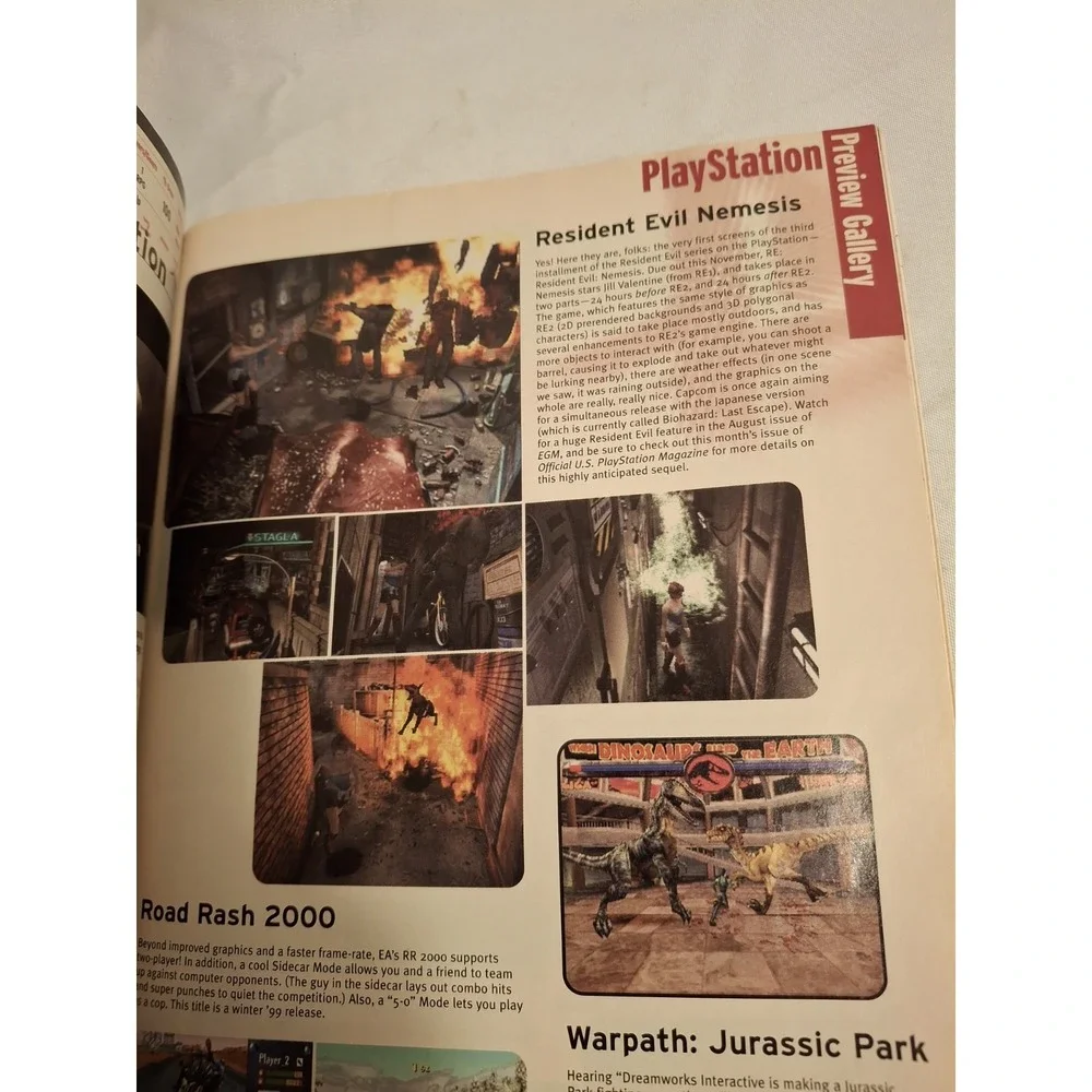 EGM Monthly Magazine Gran Turismo 2 Issue 119 1999 Resident Evil 3 Silent Hill